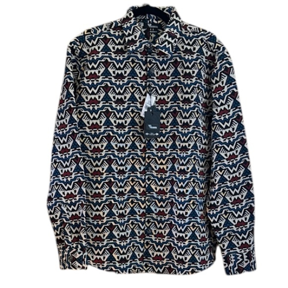 TR PREMIUM men’s Patterned Long Sleeve Shirt